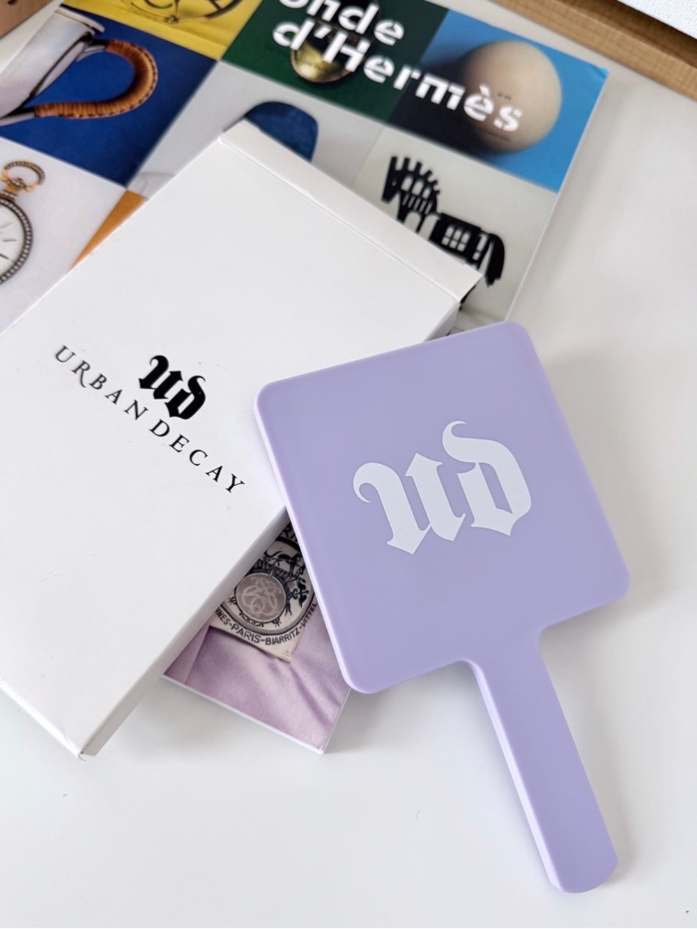 Urban Decay Purple Handheld Mirror